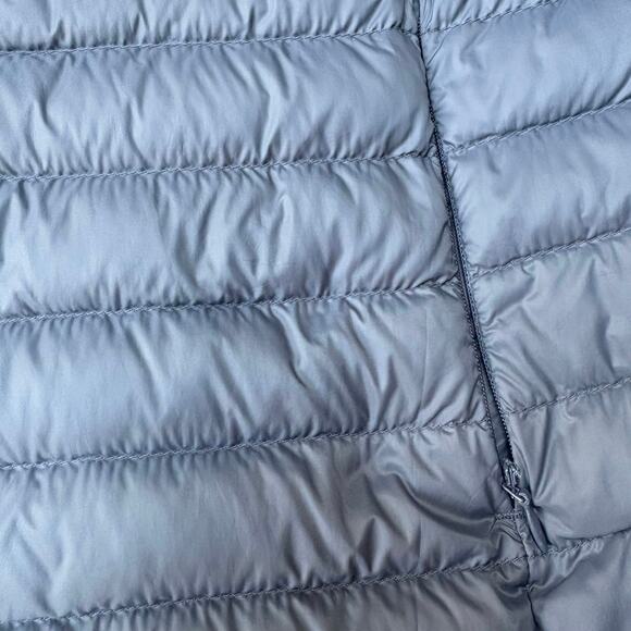 Louis Castel Golf Down Filler Puffer Vest Sz M Gray Lightweight Snap Close Tunic - Picture 9 of 14